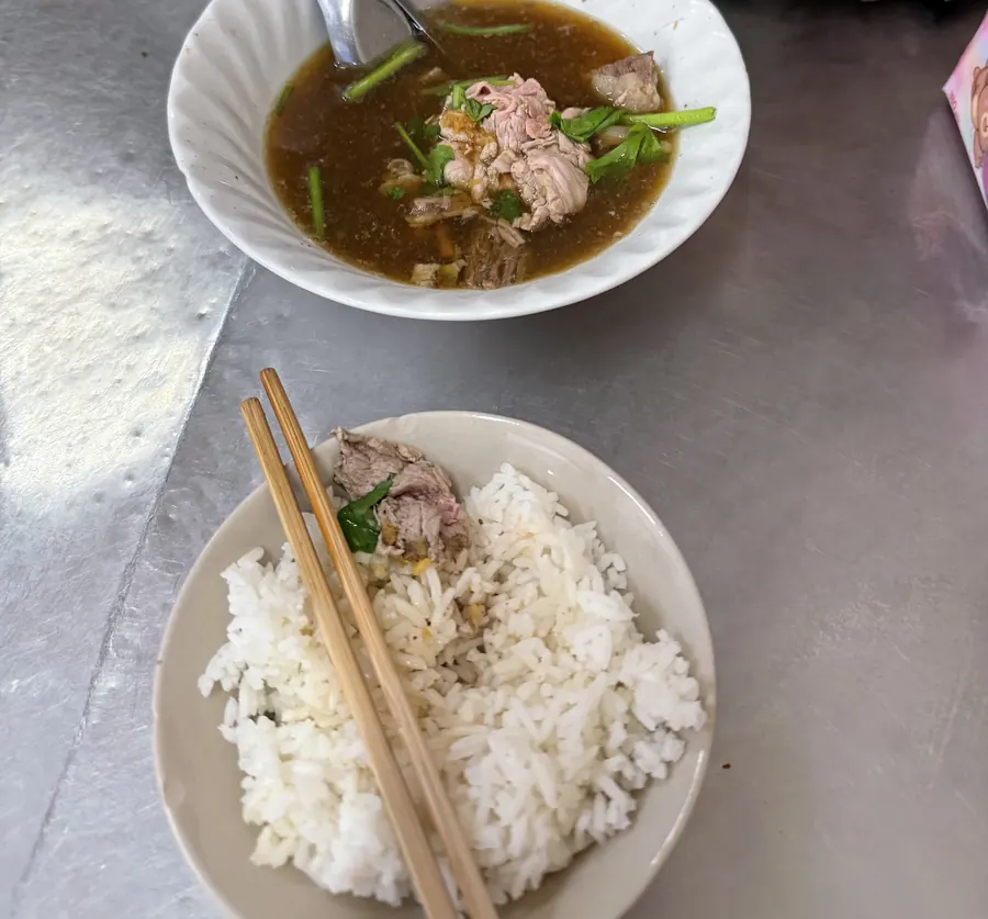 Beef noodle soup, Bangkok