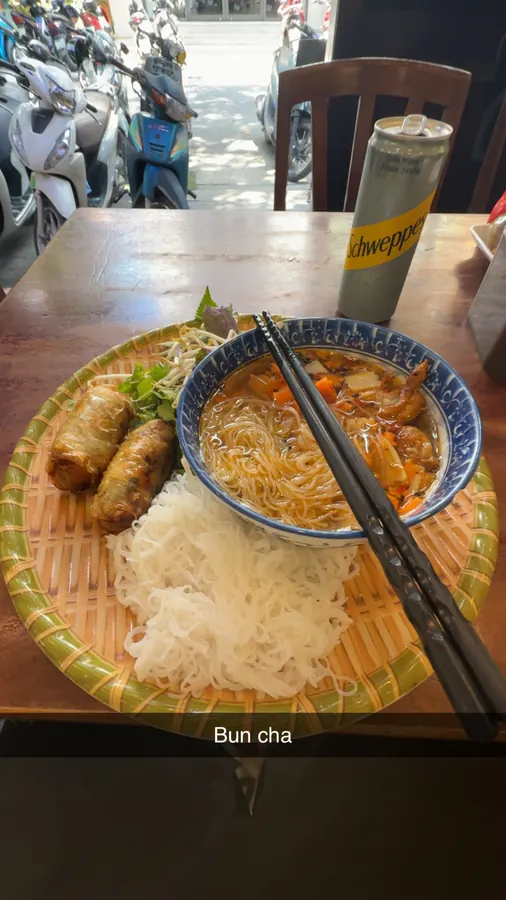 Bun cha in Hanoi